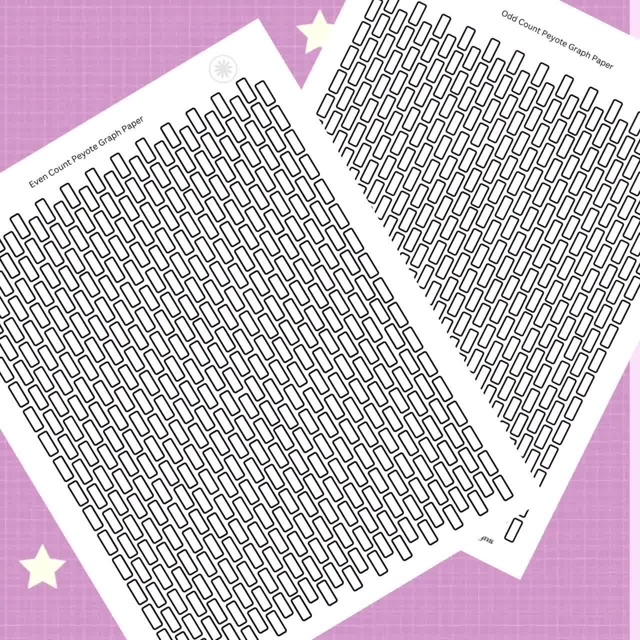 Gourd Stitch Graph Paper