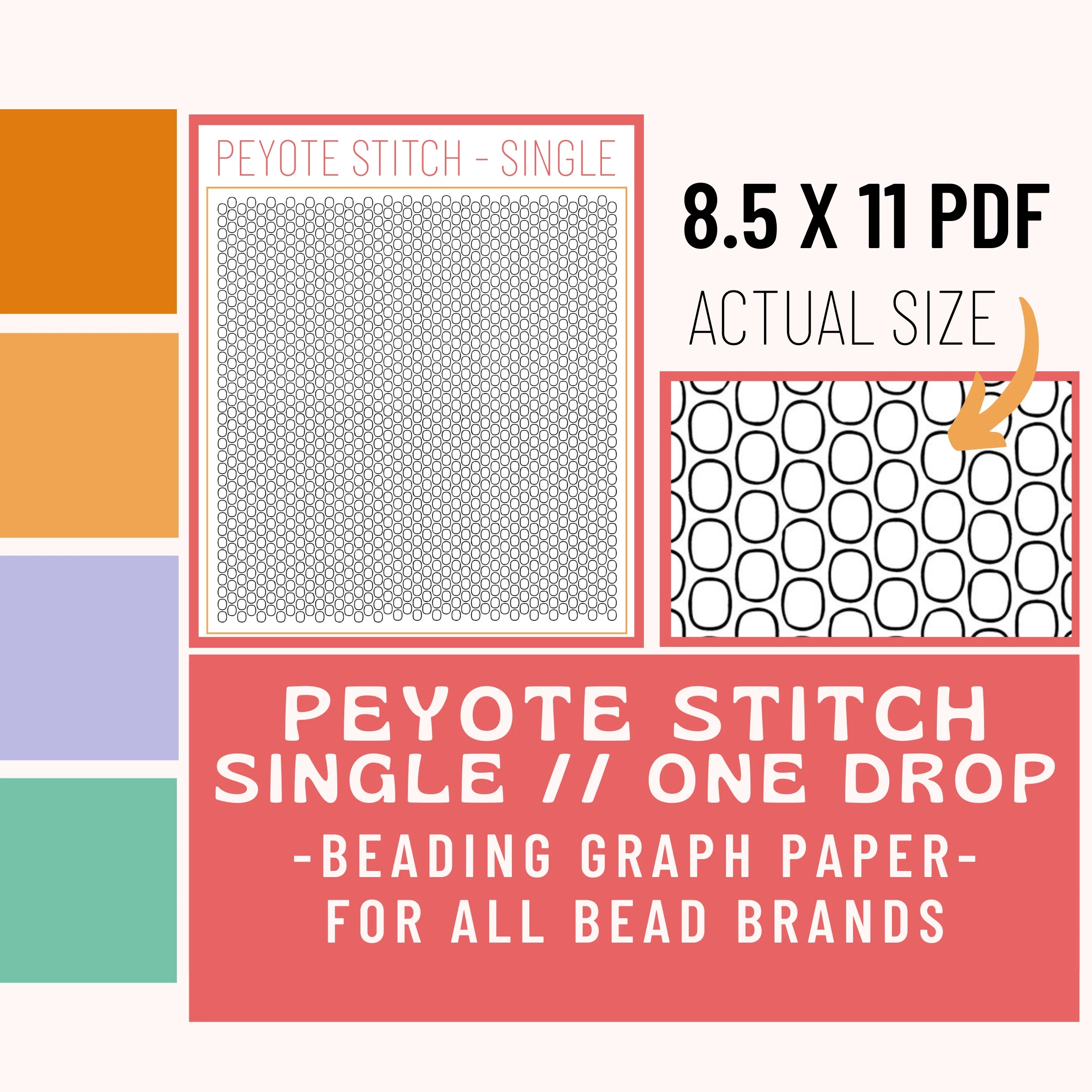 Peyote Gourd Stitch Graph Paper Peyote Gourd Stitch Graph Paper