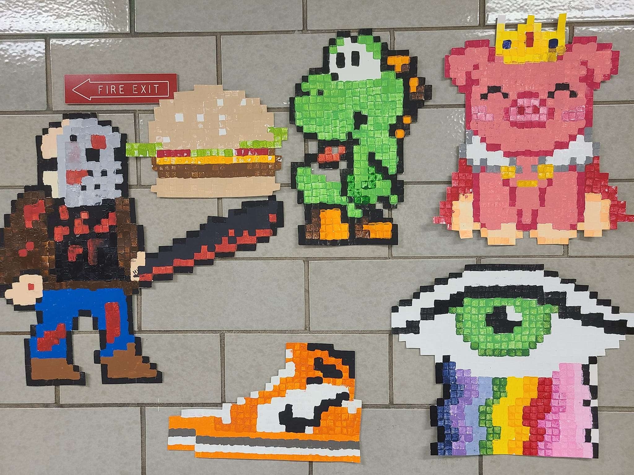 Pixel Art On Graph Paper