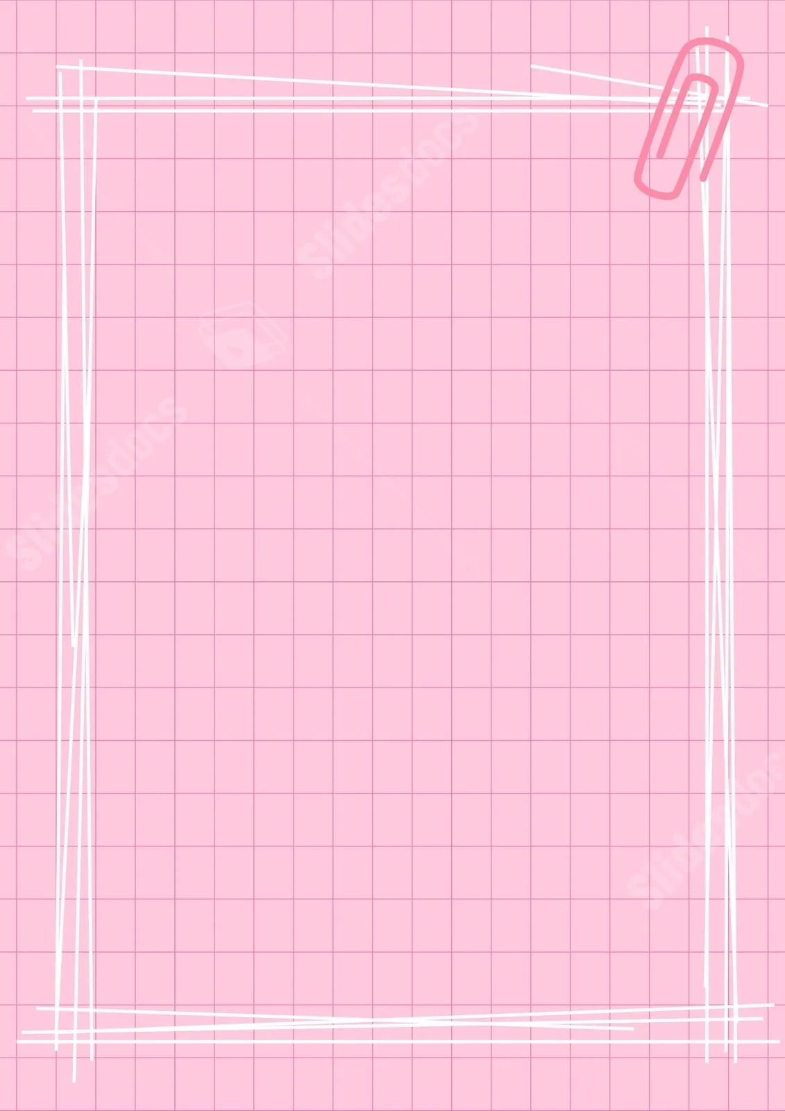 Plaid Pink Lines Simplified Page Border Background Word Template And Google Docs For Free Download