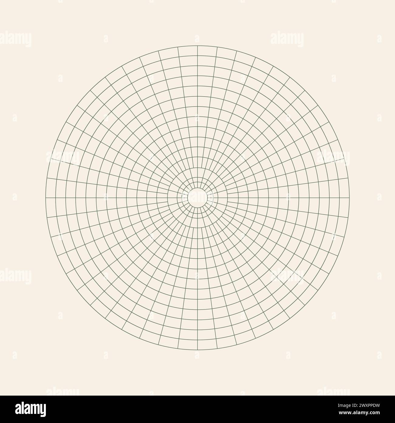Polar Graph Paper Template Polar Graph Paper Template