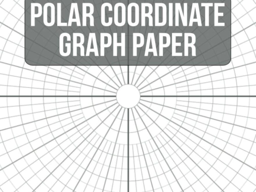 Polar Coordinate Graph Paper Polar Graph Paper Notebook Mandala Sketching Paper 8 25 X 8 25 Inches 120 Pages Moxie POD 9798727989845 Amazon Books