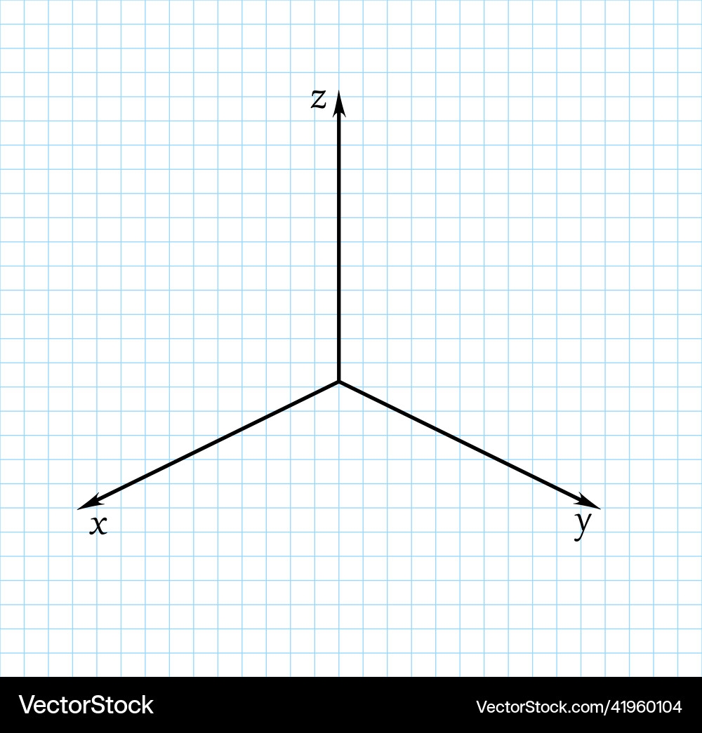 Polar Coordinate Systemon Graph Paper Royalty Free Vector