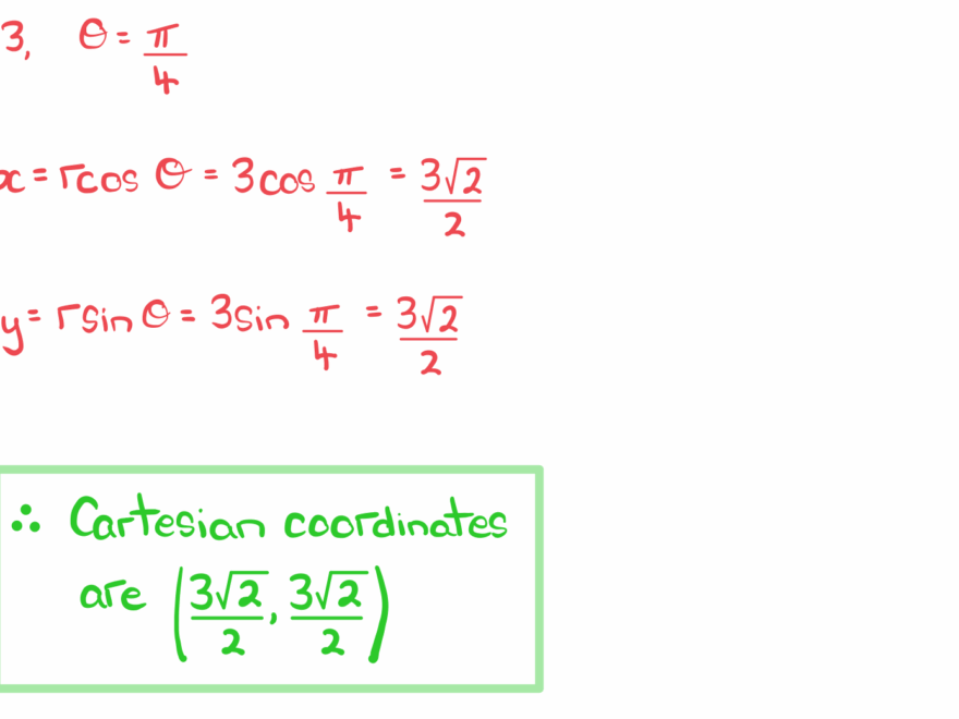 Polar Coordinates Edexcel A Level Further Maths Revision Notes 2017