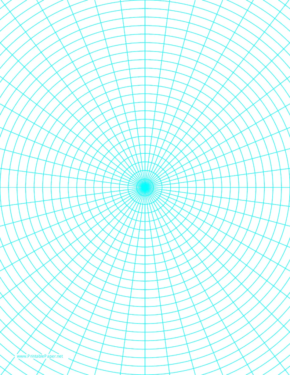 Calculus Polar Coordinate Graph Paper