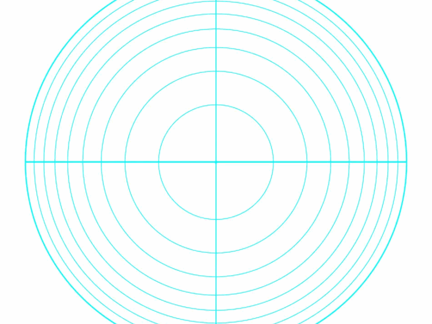 Polar Graph Paper Center Download Printable PDF Templateroller