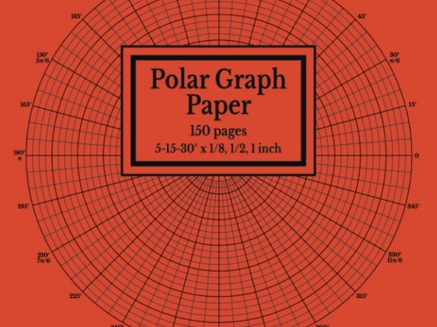 Polar Graph Paper Circular Grid Notebook 150 Pages 5 15 30 Degree Angles With 1 8 Inch Radials Classic Notebooks Blue Dots Scheme 9798591036119 Amazon Books