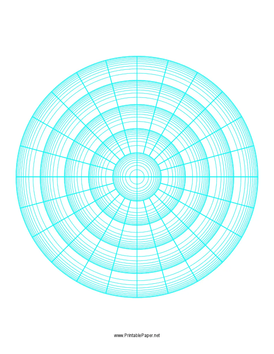 Polar Graph Paper Target Download Printable PDF Templateroller