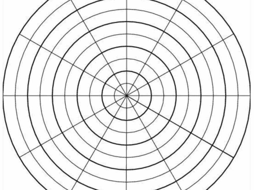 Polar Graph Paper Template Download PDF Free Printable Graph Paper Online PDF Download