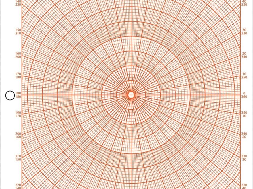 Polar Graph Paper With Degrees 1 Circle Graph With Liberia Ubuy