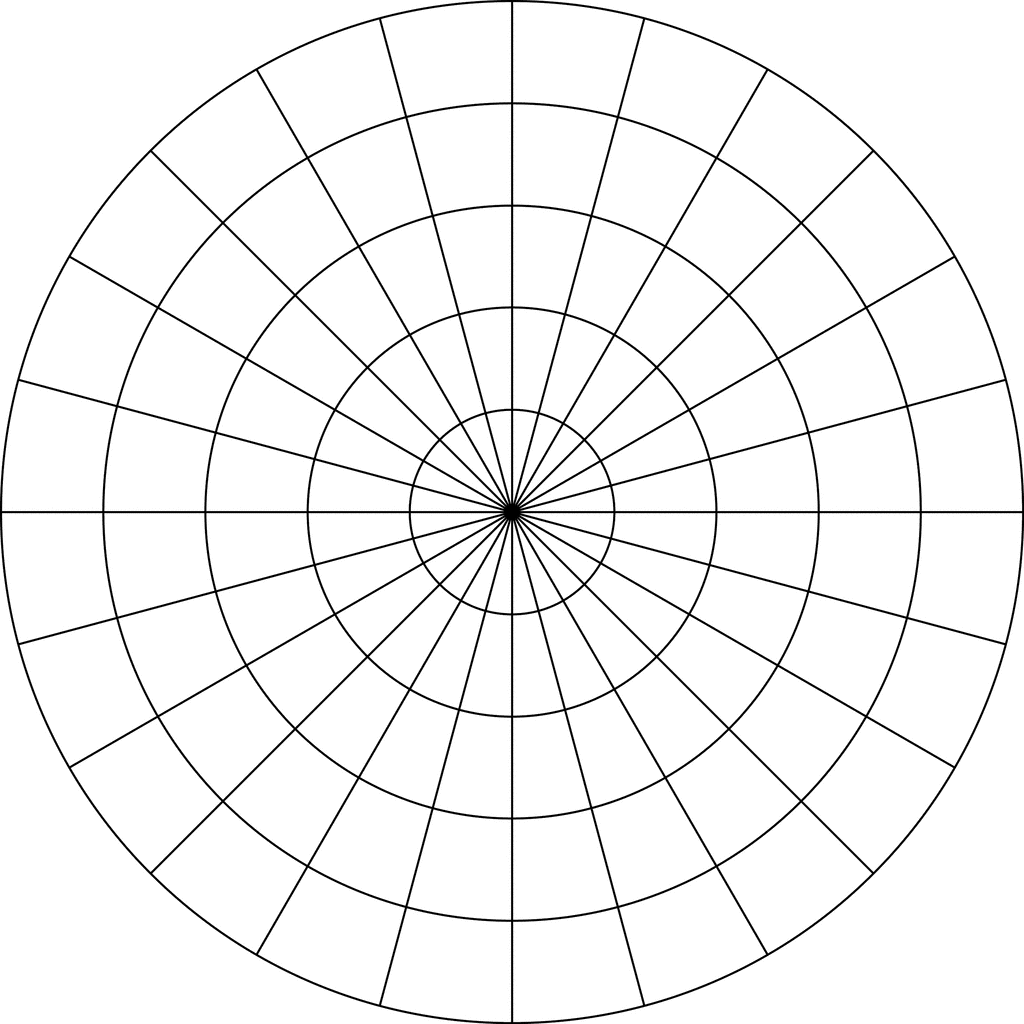 Polar Grid In Degrees With Radius 5 ClipArt ETC Polar Grid In Degrees With Radius 5 ClipArt ETC