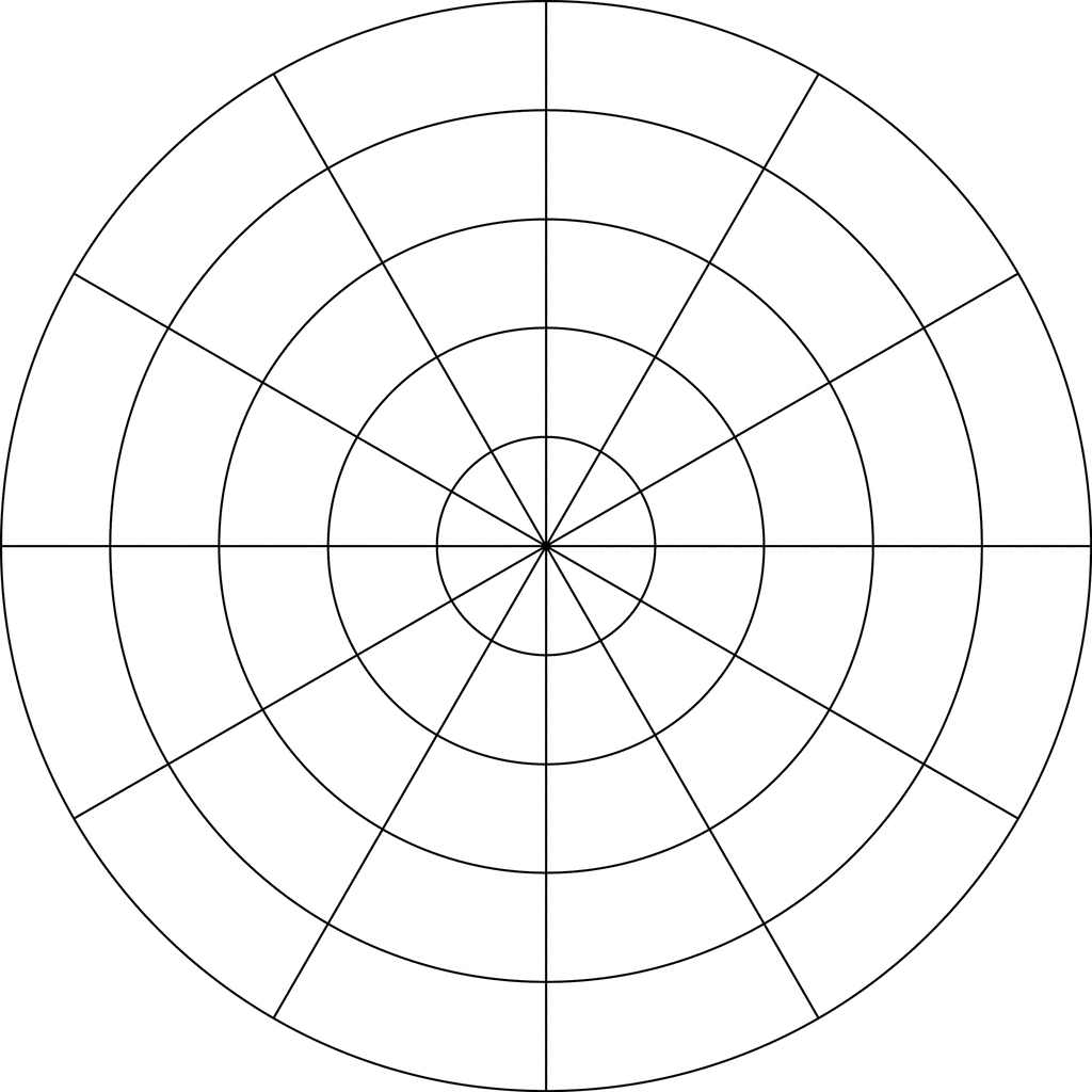 Polar Grid In Degrees With Radius 5 ClipArt ETC Polar Grid In Degrees With Radius 5 ClipArt ETC