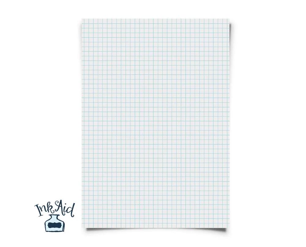 Print Your Own GRAPH Grid Paper 1 4 Inch Squares PDF Format Blue Gray Black Red Turn Any Printer Paper Into Grid Paper Etsy