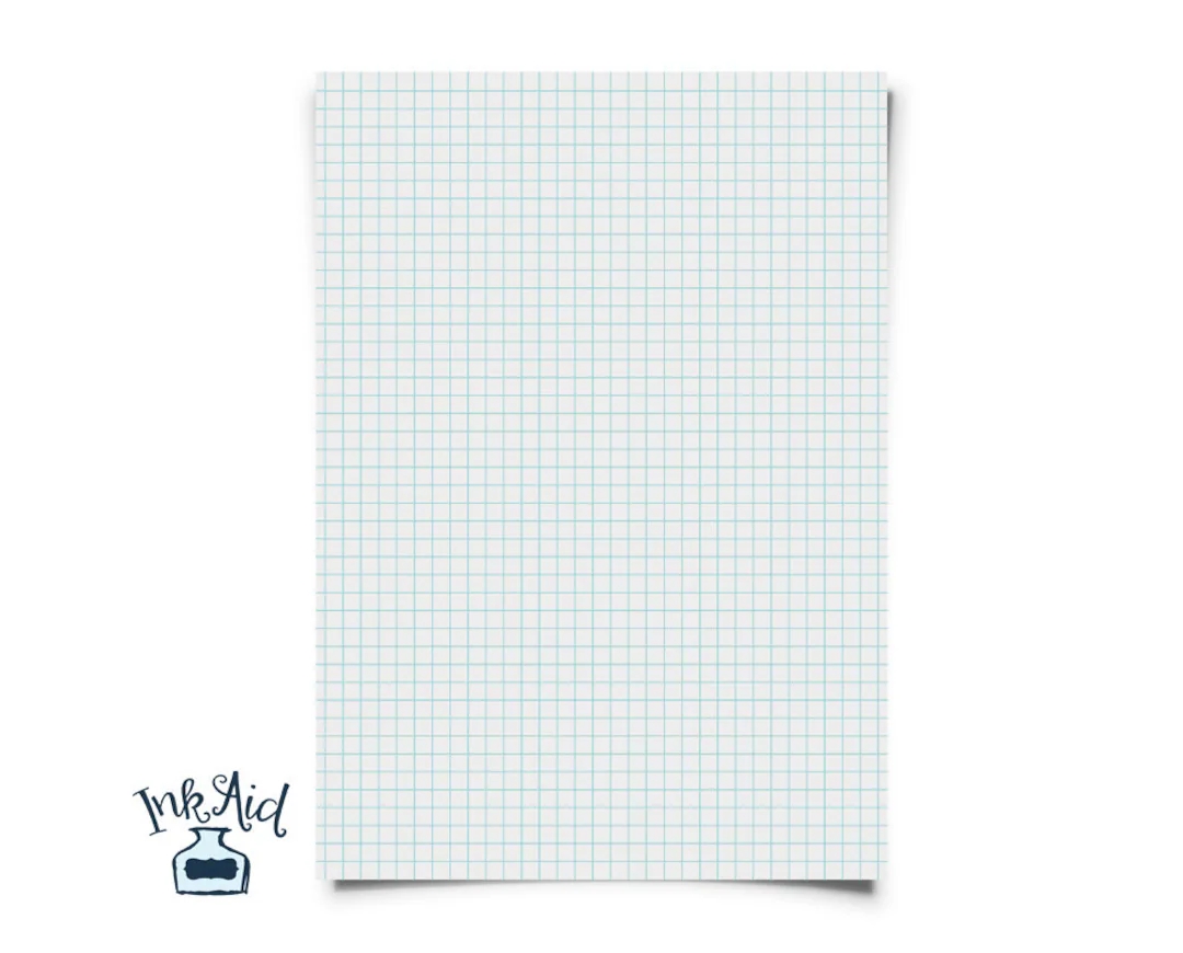 Printable Graph Paper Blue Lines