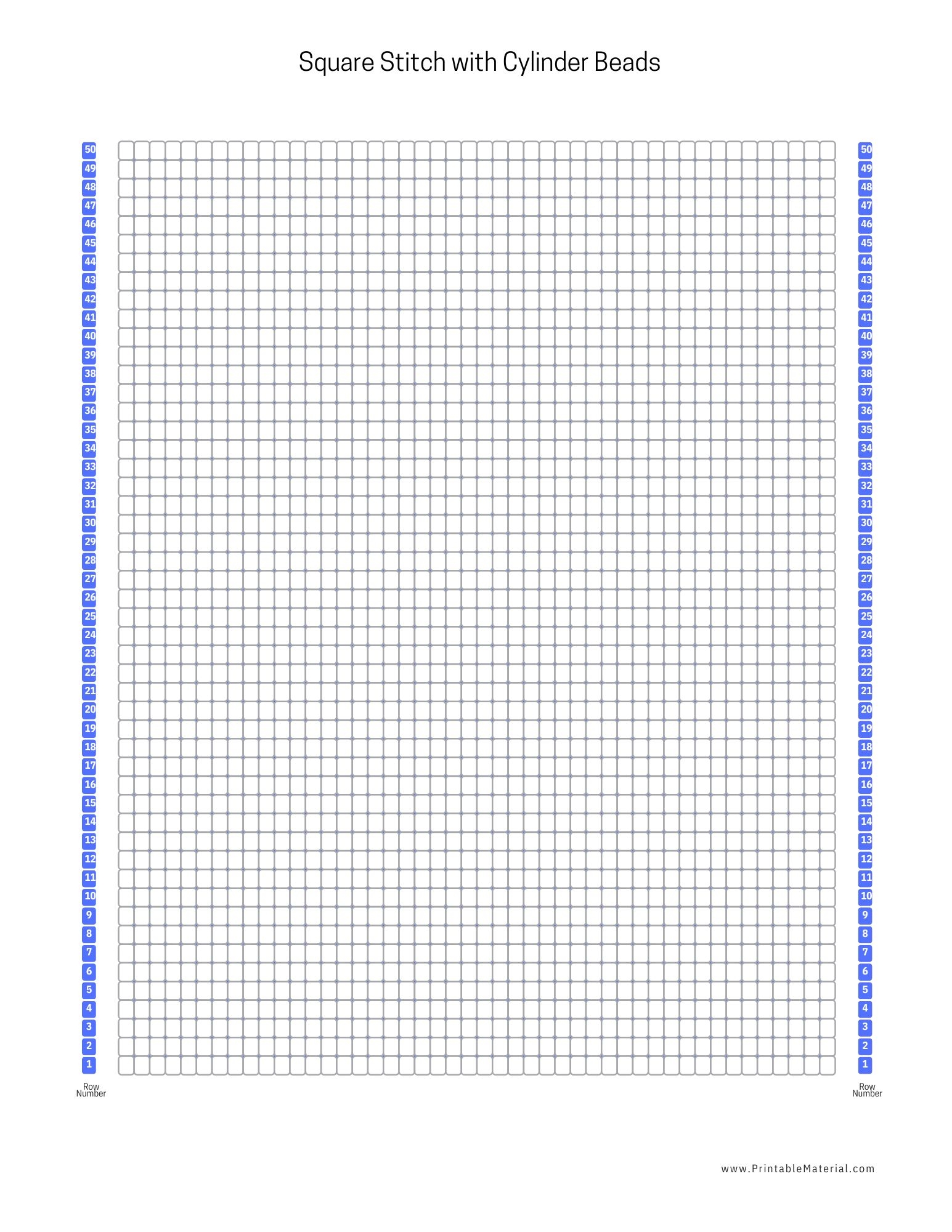 Square Stitch Graph Paper