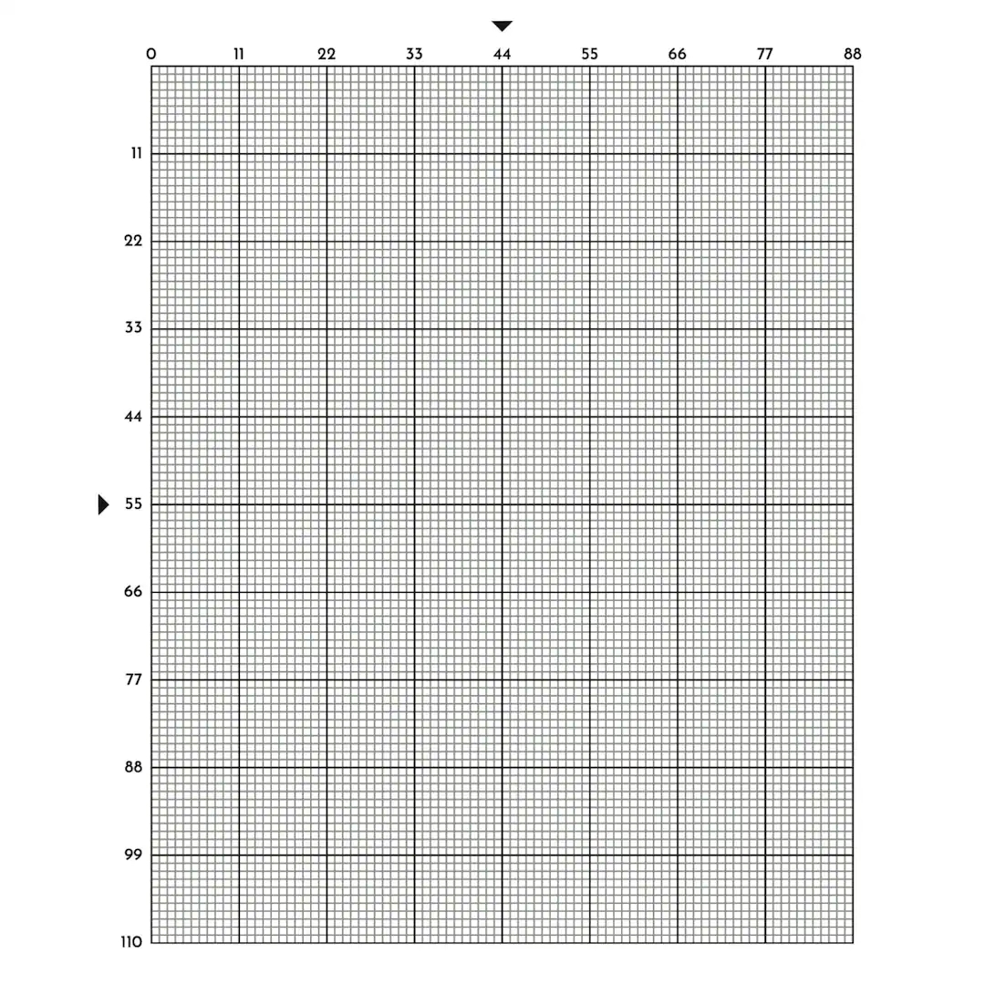 Printable Cross Stitch Graph Paper Graph Paper For Cross Stitch 10 11 14 16 18 And 22 Count Included PDF Files Cross Stitch Graph Etsy