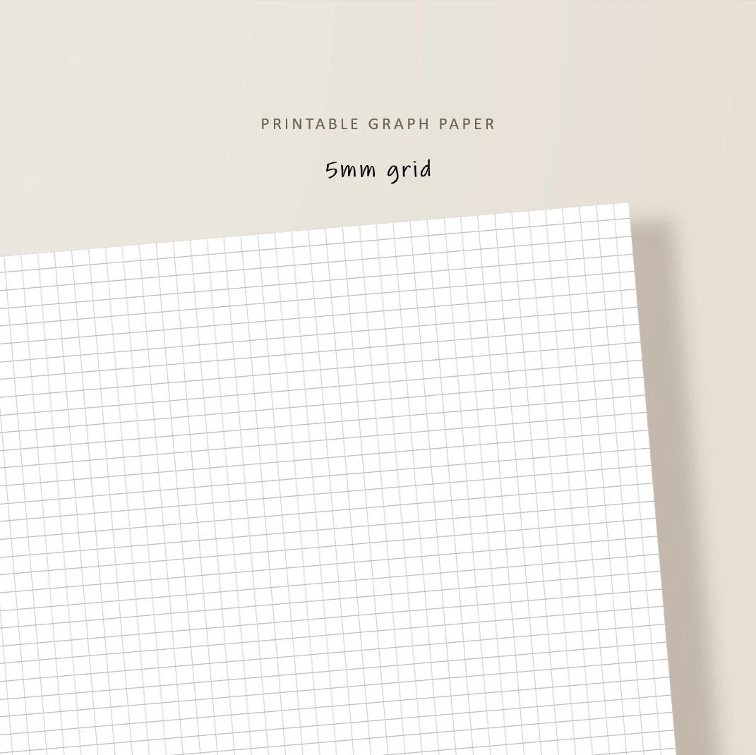 Printable Graph Paper Basic Notebook Paper 5mm Grid Notebook Pages A4 A5 Letter Digital PDF Instant Download Etsy Printable Graph Paper Basic Notebook Paper 5mm Grid Notebook Pages A4 A5 Letter Digital PDF Instant Download Etsy