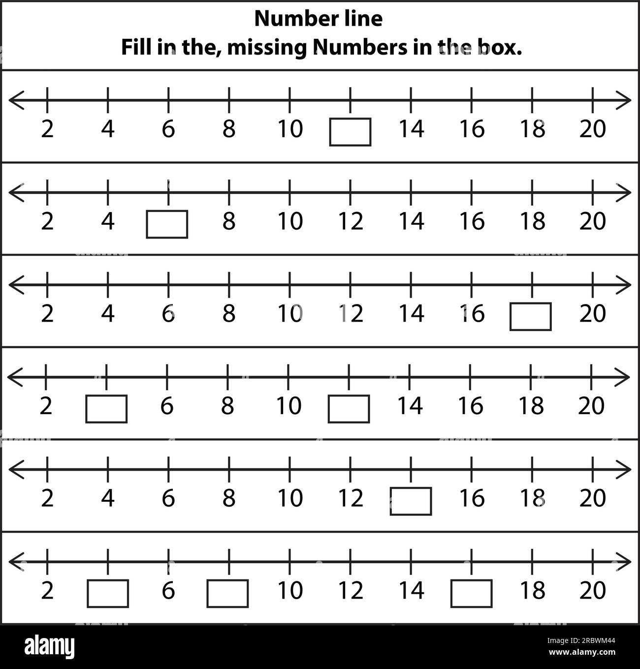 Graph Paper With Number Line