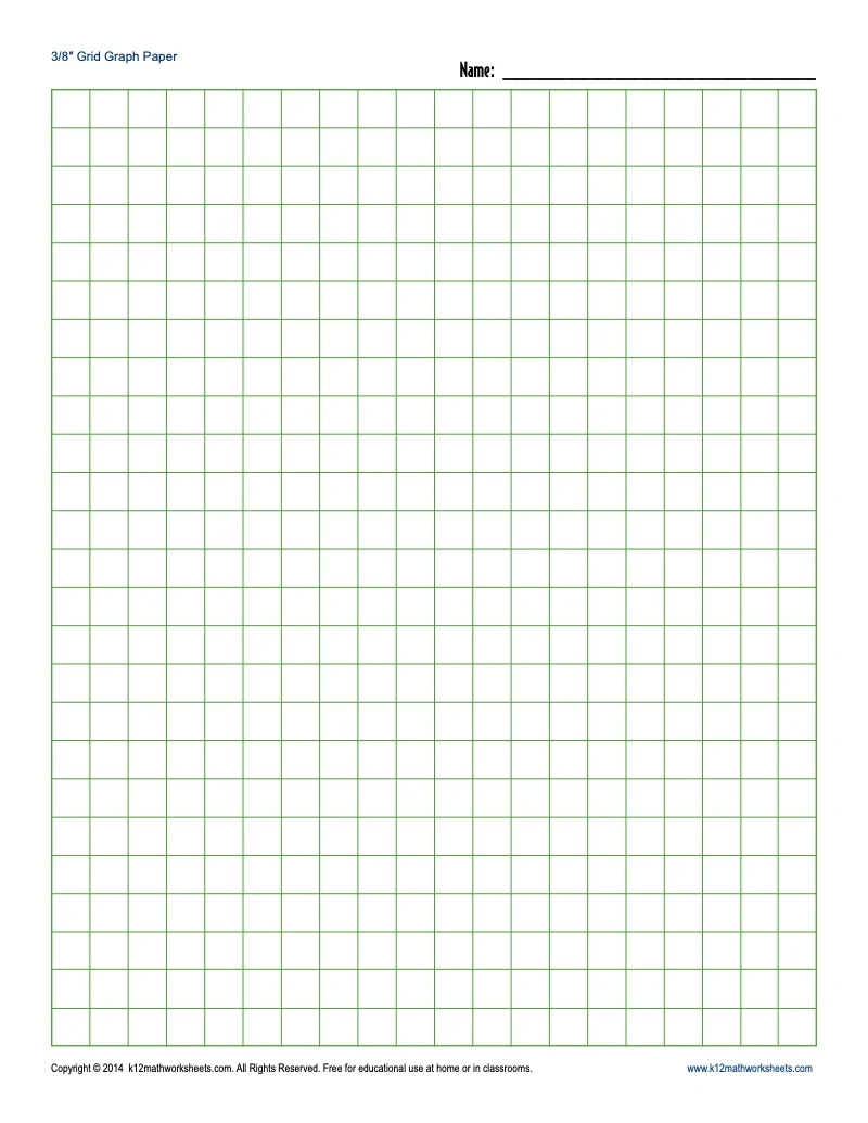 Printable Graph Paper Blank Templates