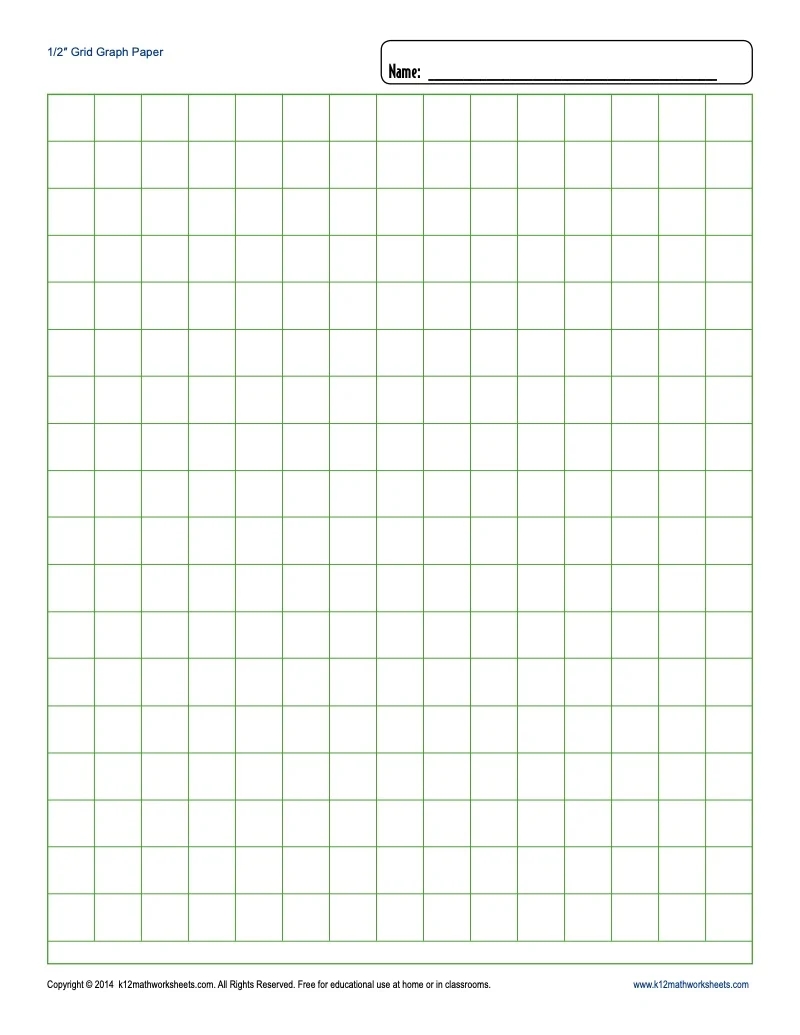Printable Graph Paper Blank Templates