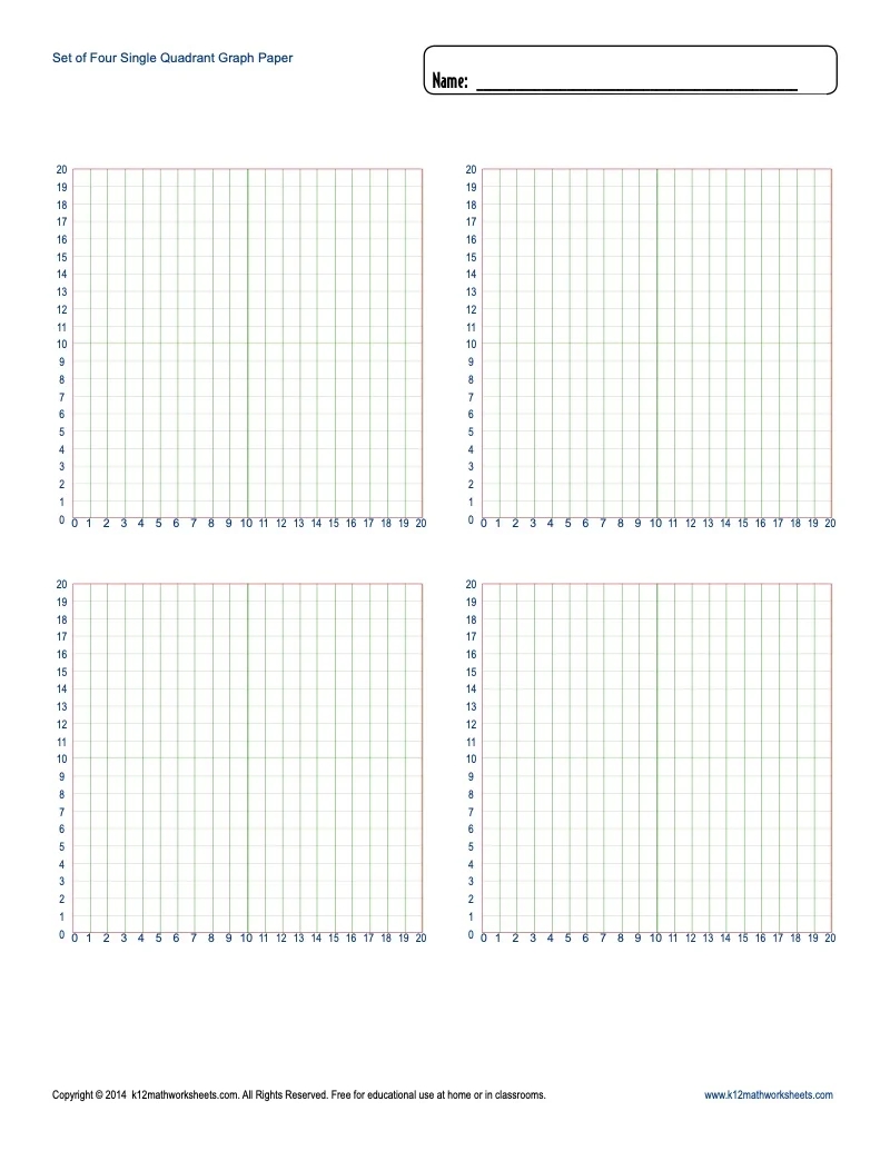 Printable Graph Paper Blank Templates