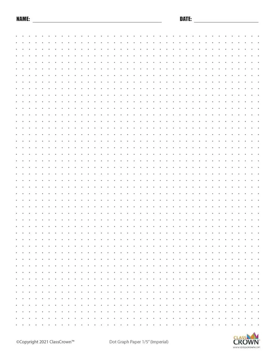 Printable Graph Paper ClassCrown