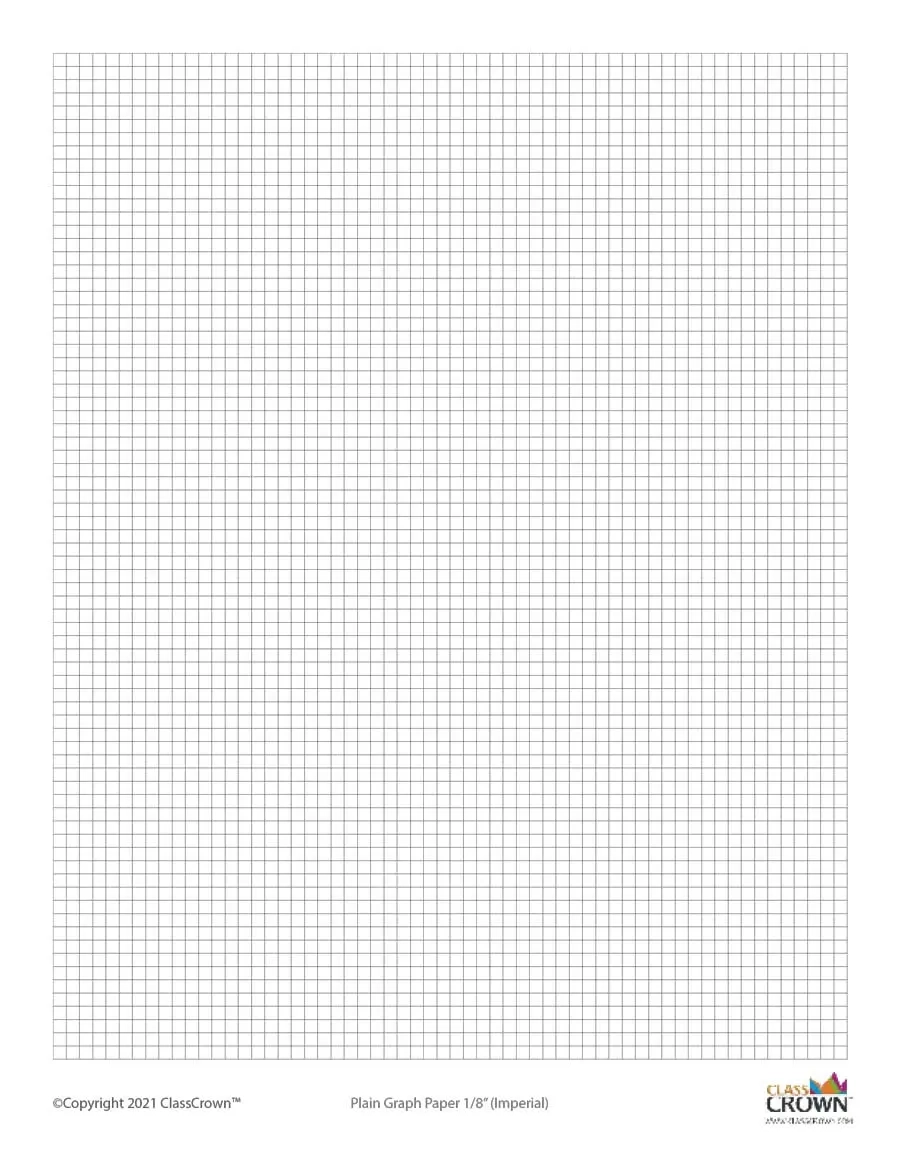 Printable Graph Paper ClassCrown