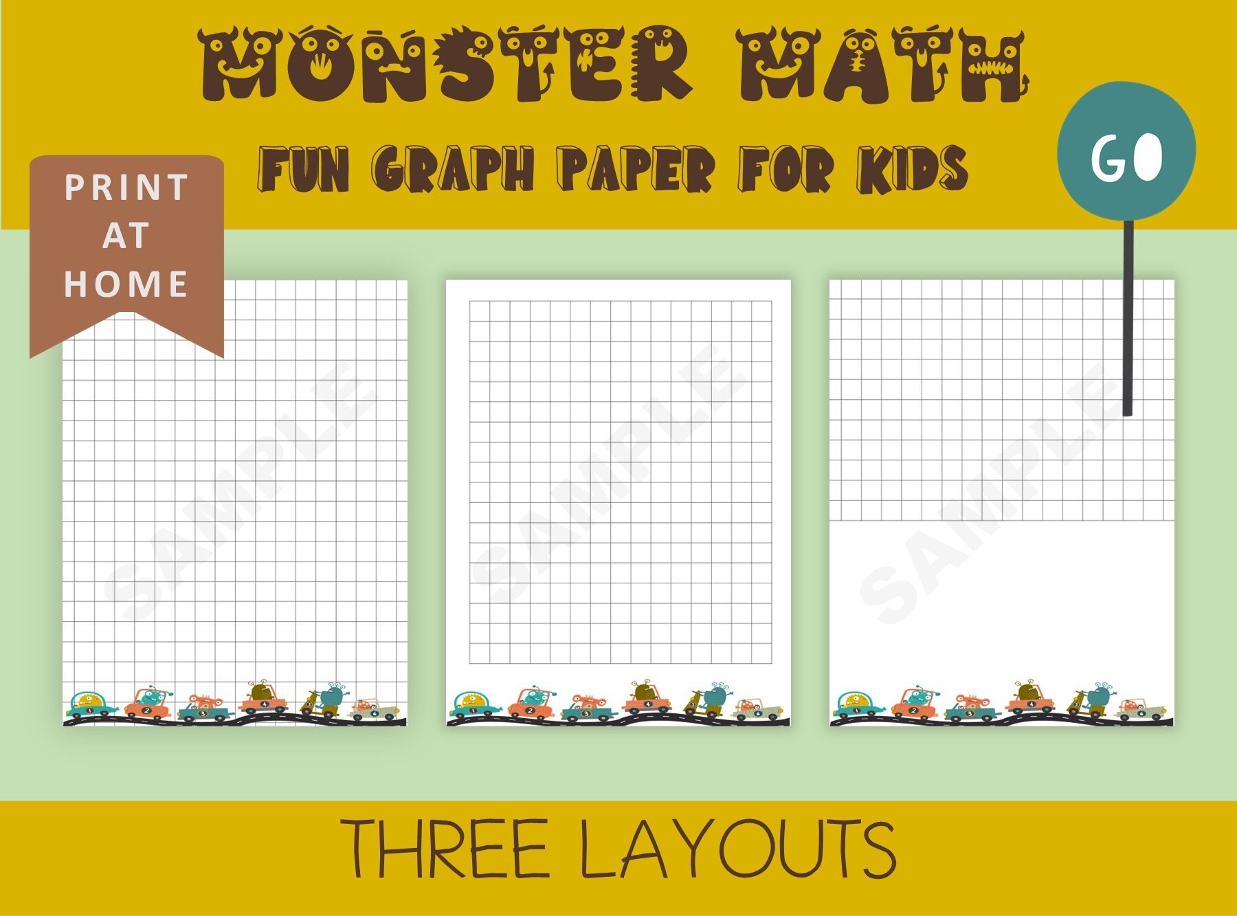 Kids Graph Paper Math