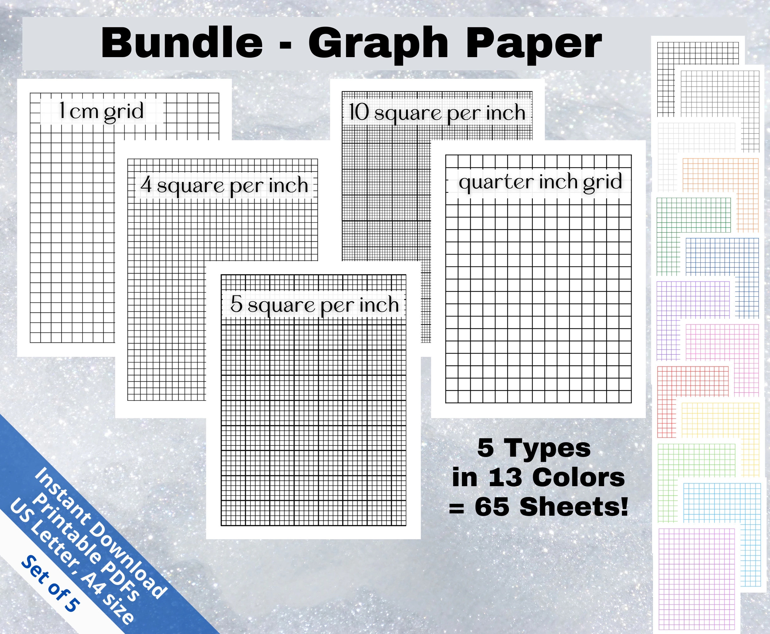 Blank Graph Paper Grid