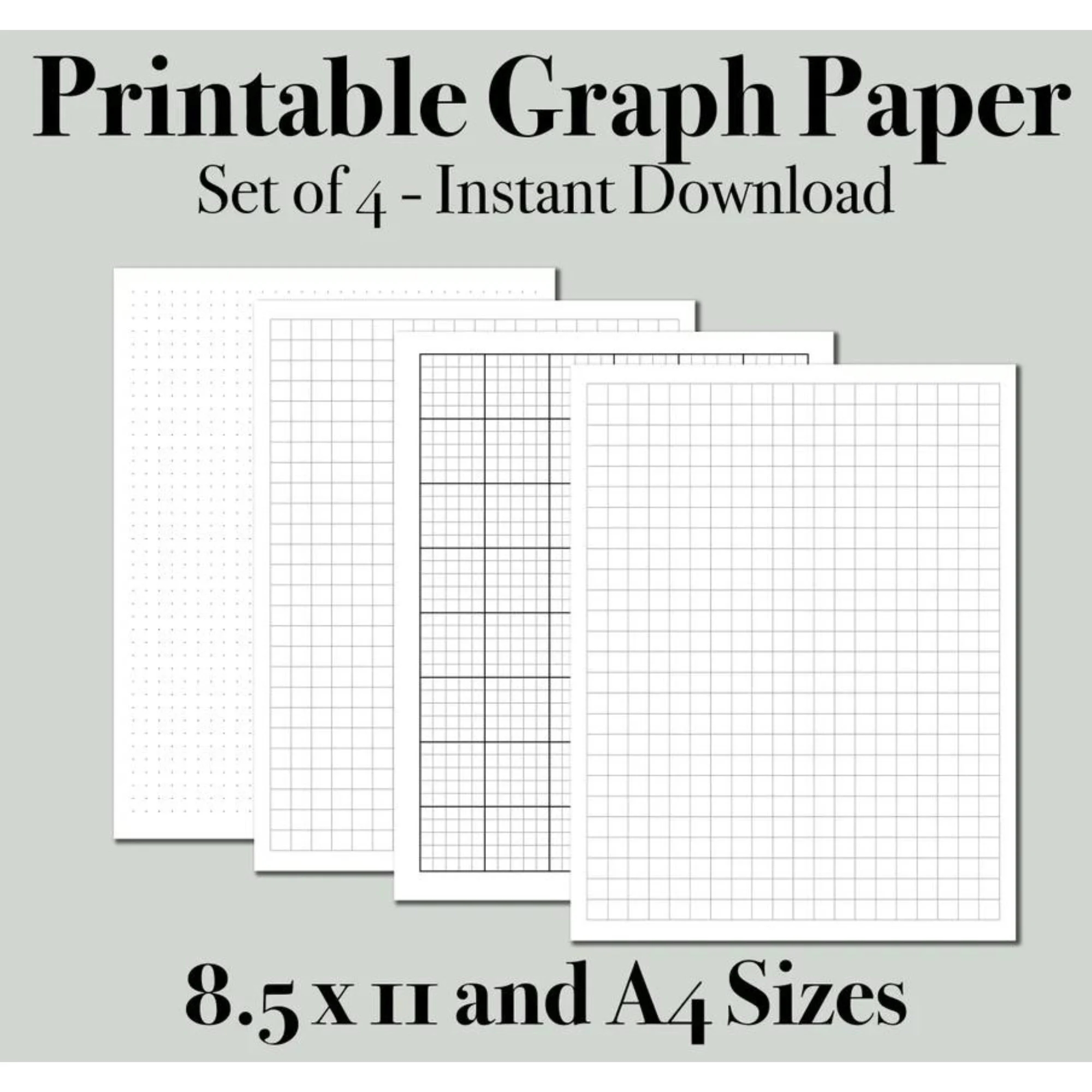 Printable Graph Paper PDF Dot Grid Paper Bullet Paper Grid Paper Digital Graph Paper Journal Graph Paper Graphing Paper Etsy