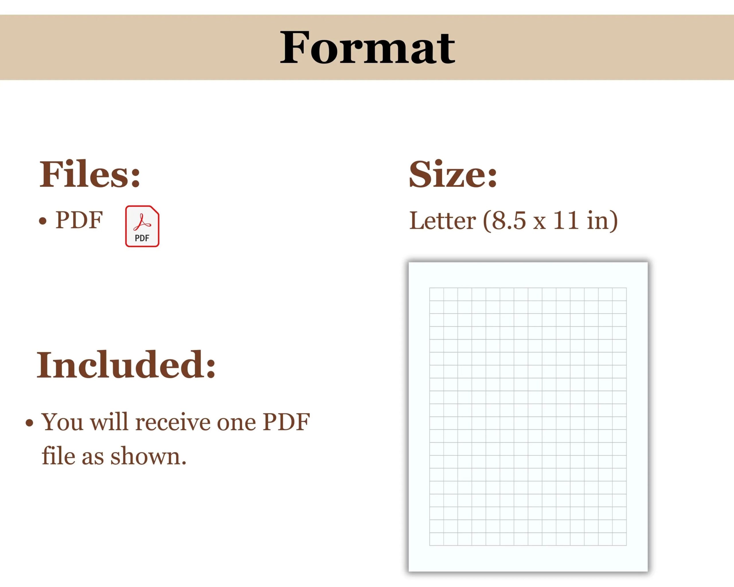 Printable Half Inch 50 Inch Graph Paper Two Squares Per Inch 2x2 Gray Graph Paper 1 2 Inch Squares Graphing Paper Download PDF Etsy