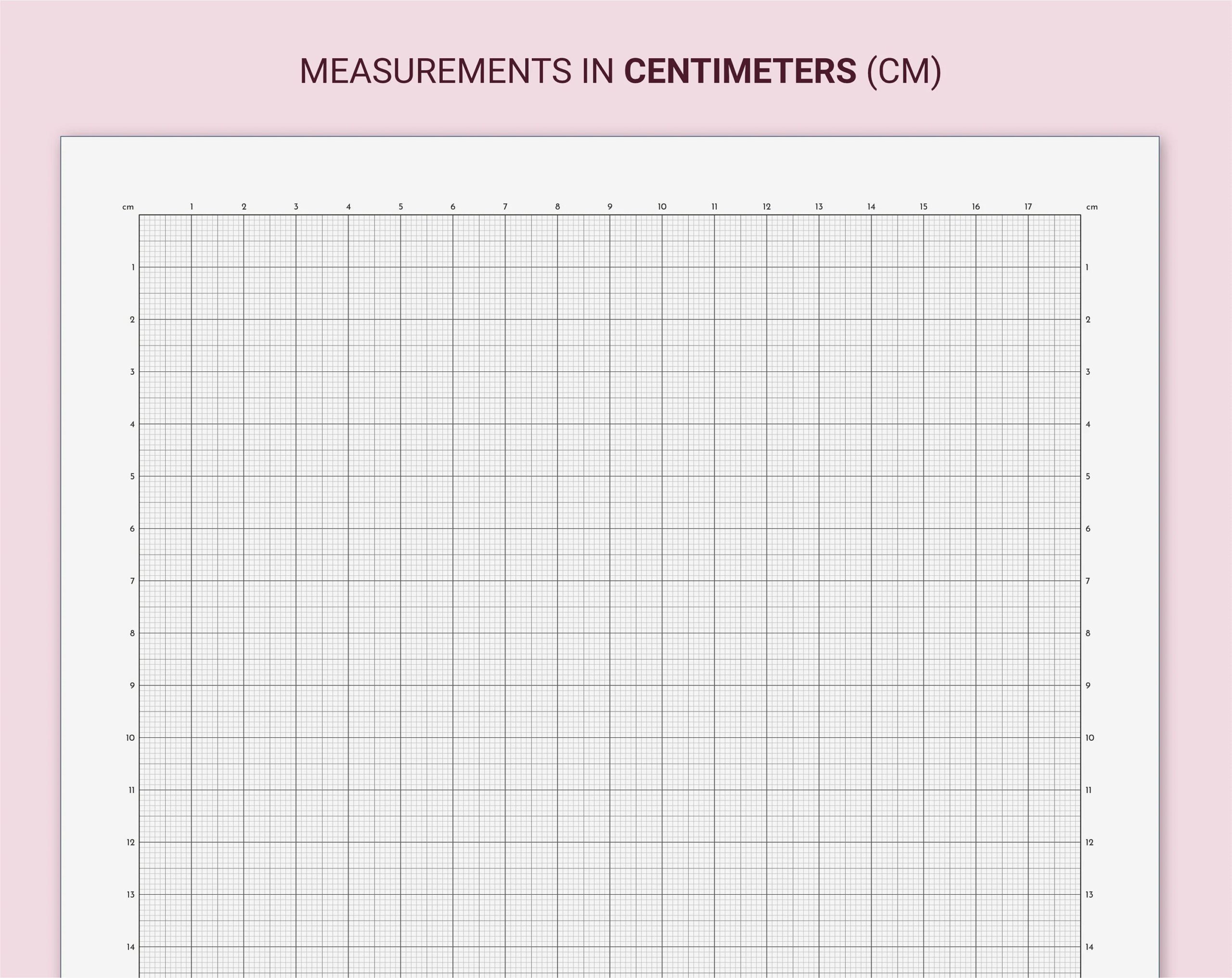 Printable Millimeter Graph Paper A4 With Margin digital Download Etsy