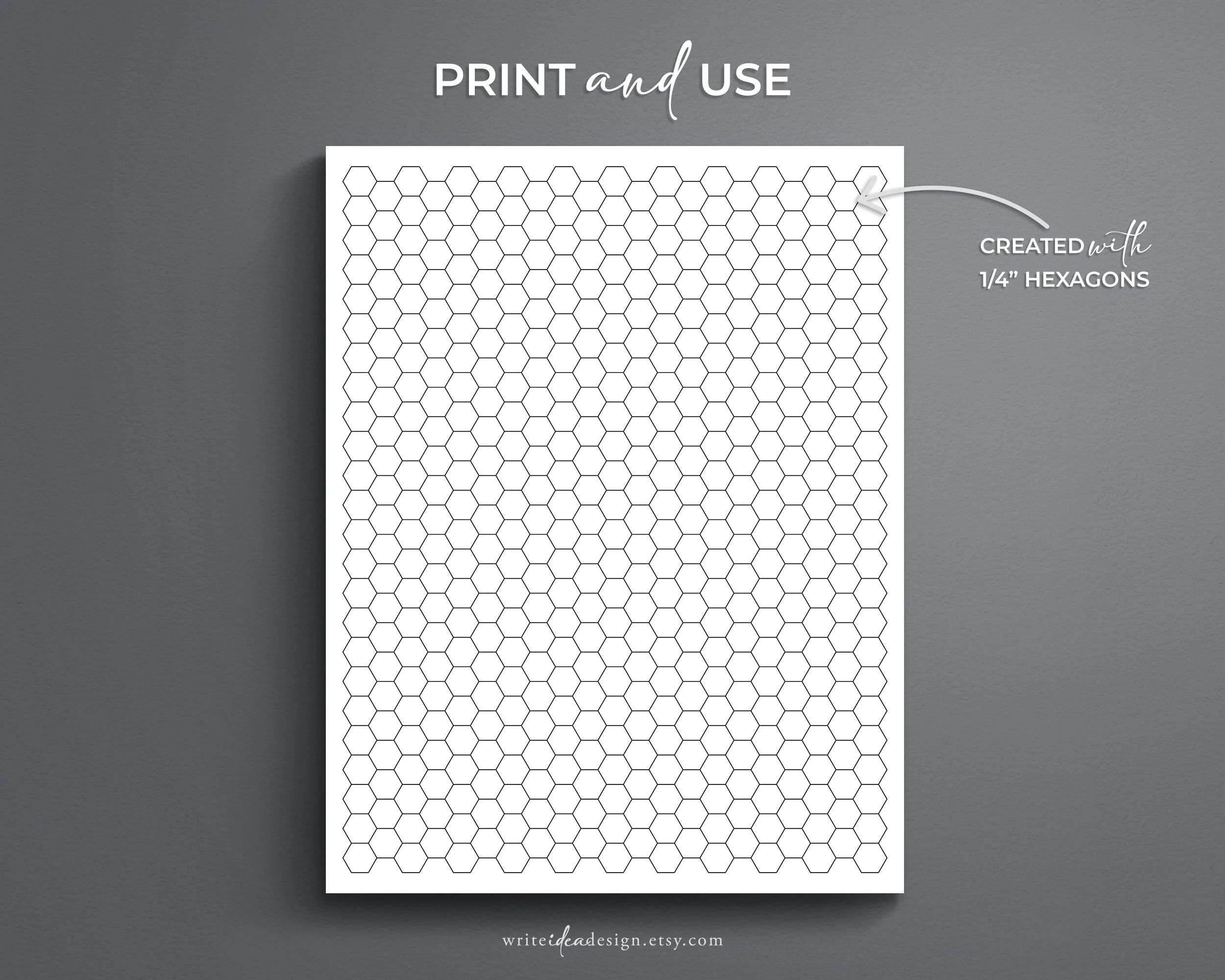 Printable Organic Chemistry Paper Hexagon Paper Hexagon Grid Paper Hexagonal Graph Paper Hex Paper Hexagonal Paper Etsy