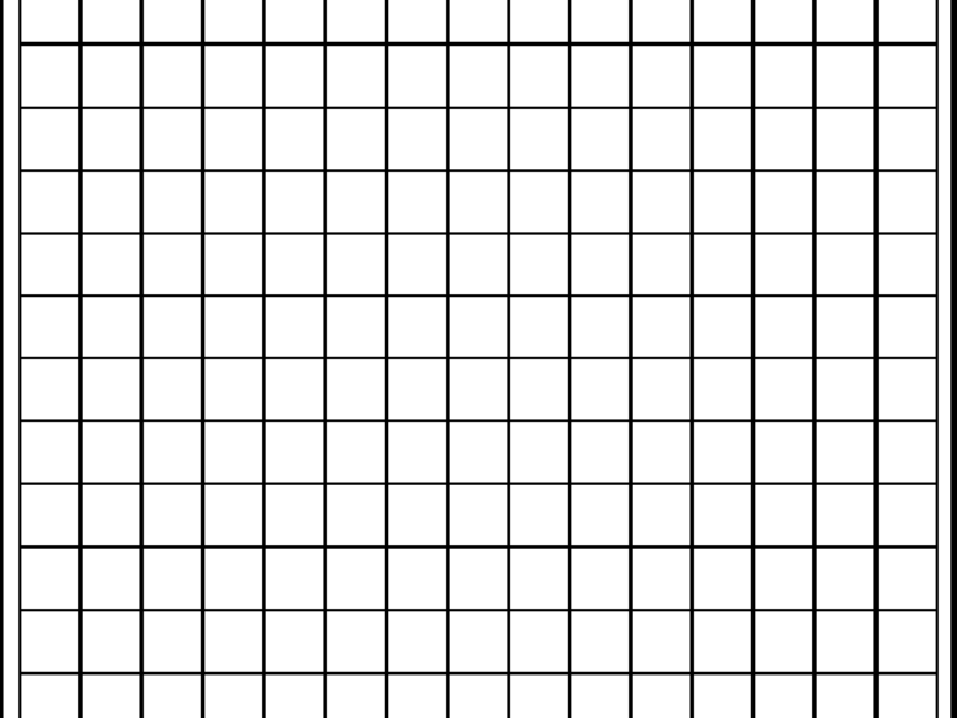 Printable Quadrille Paper