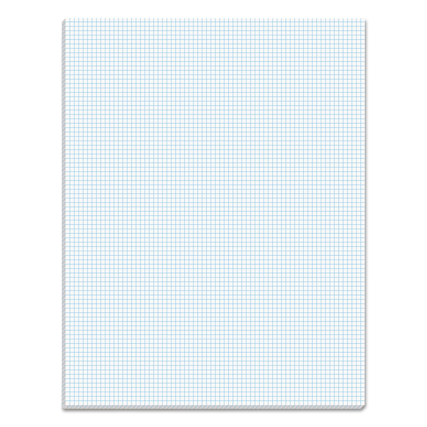 Quadrille Pads Quadrille Rule 8 Sq in 50 White 8 5 X 11 Sheets Mastersupplyonline