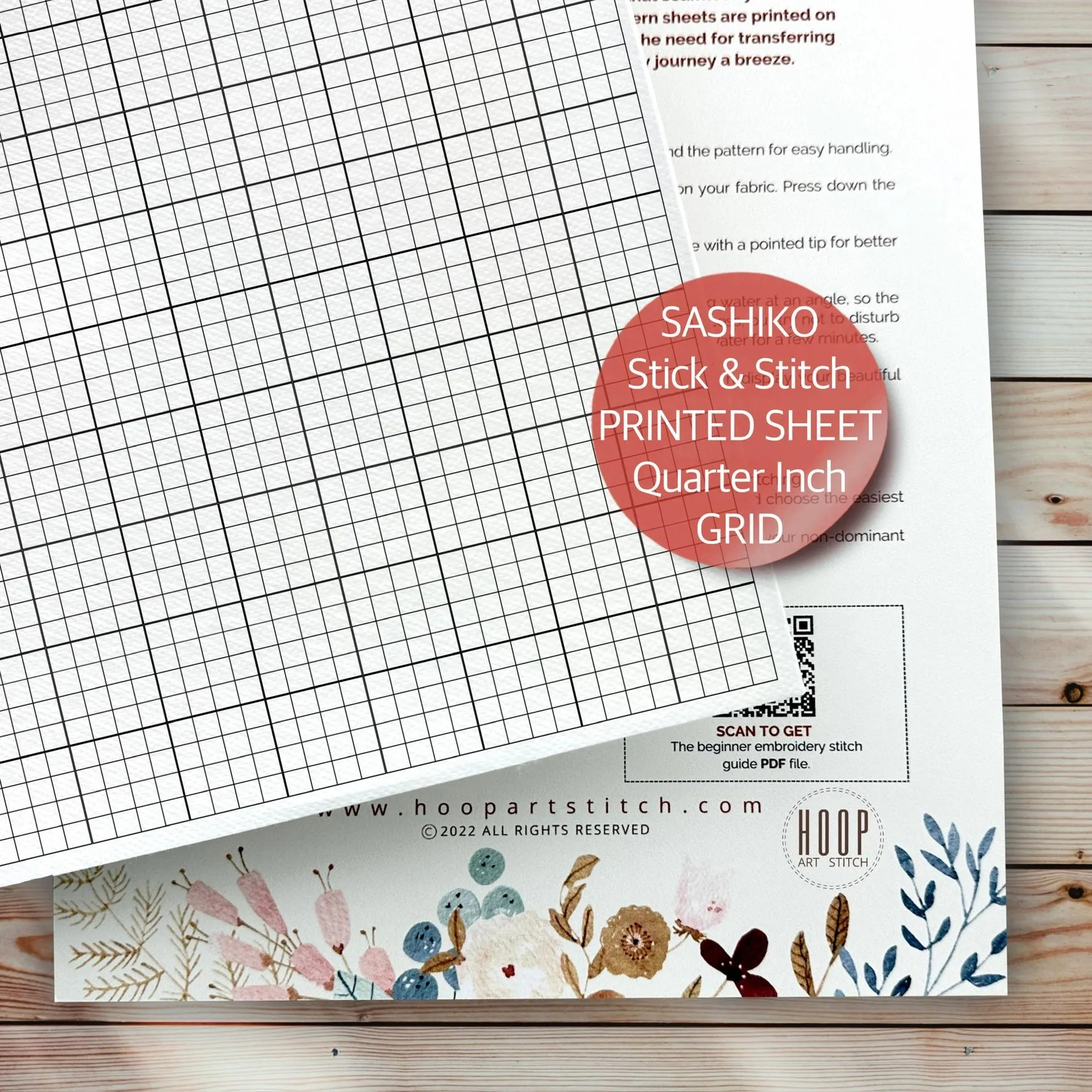 Quarter Inch Grid Stick And Stitch Sheet Water Soluble Cross Stitch Guide Sashiko Transfer Paper Blackwork Grid Paper Visible Mending Etsy