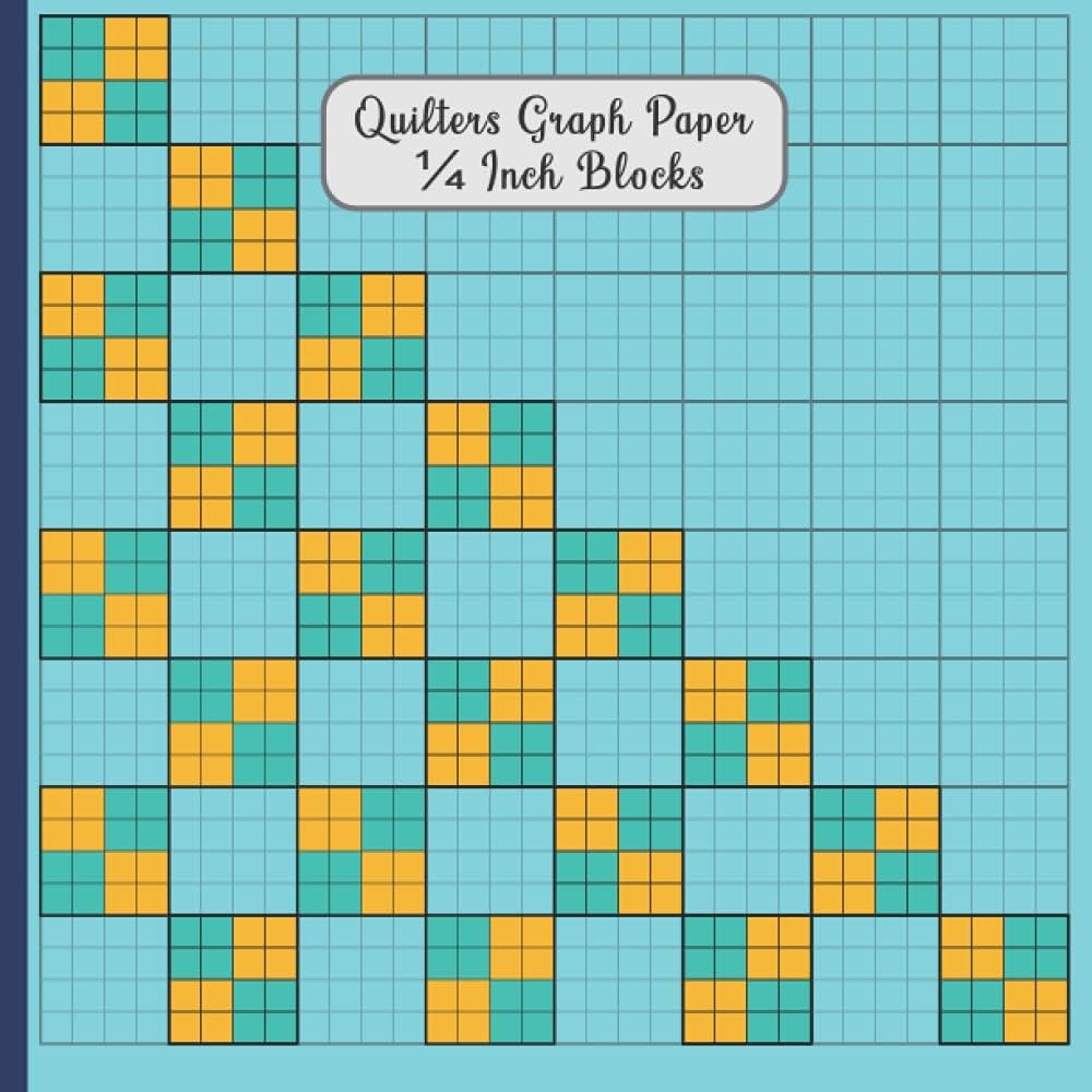 Quilters Graph Paper Single Sided Pages 8 x8 Square Divided Into 1 4 Squares Ideal For Quilt Design Layouts Nollik Gemma 9798532241503 Amazon Books Quilters Graph Paper Single Sided Pages 8 x8 Square Divided Into 1 4 Squares Ideal For Quilt Design Layouts Nollik Gemma 9798532241503 Amazon Books