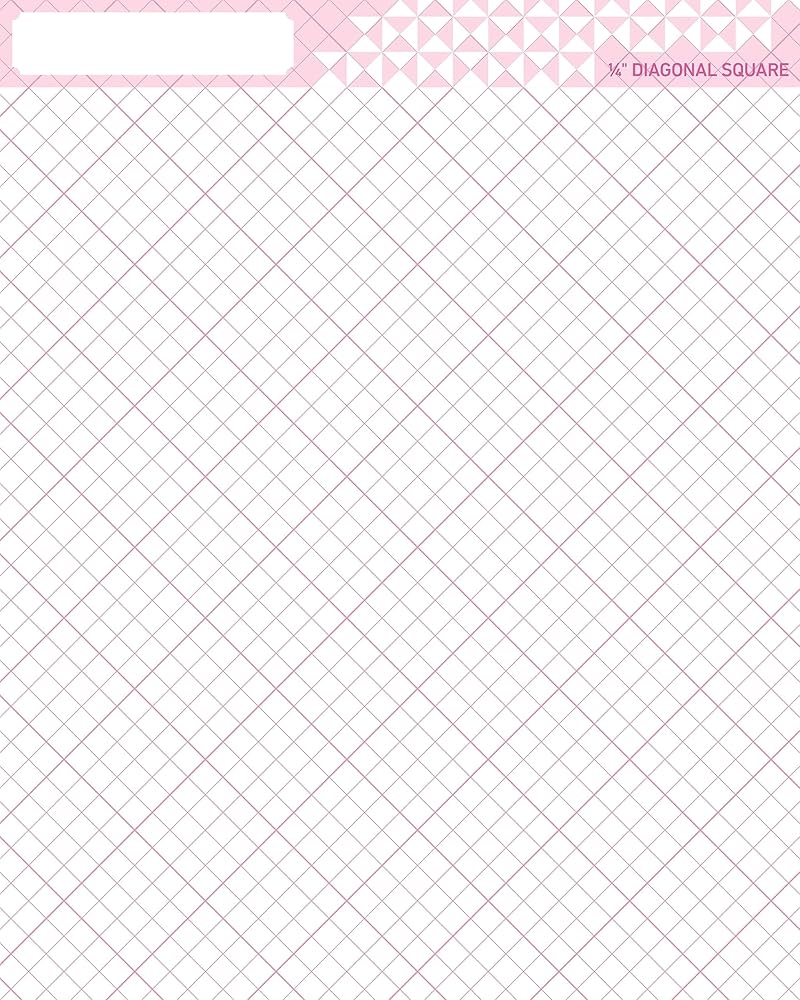 QuiltGenius Graph Paper 8 X 10 60 Sheets 3 Grid Styles 1 4 Square 30 Sheets 1 4 Diagonal 15 Sheets 1 4 Isometric 15 Sheets C T Publishing 0734817205425 Amazon Books