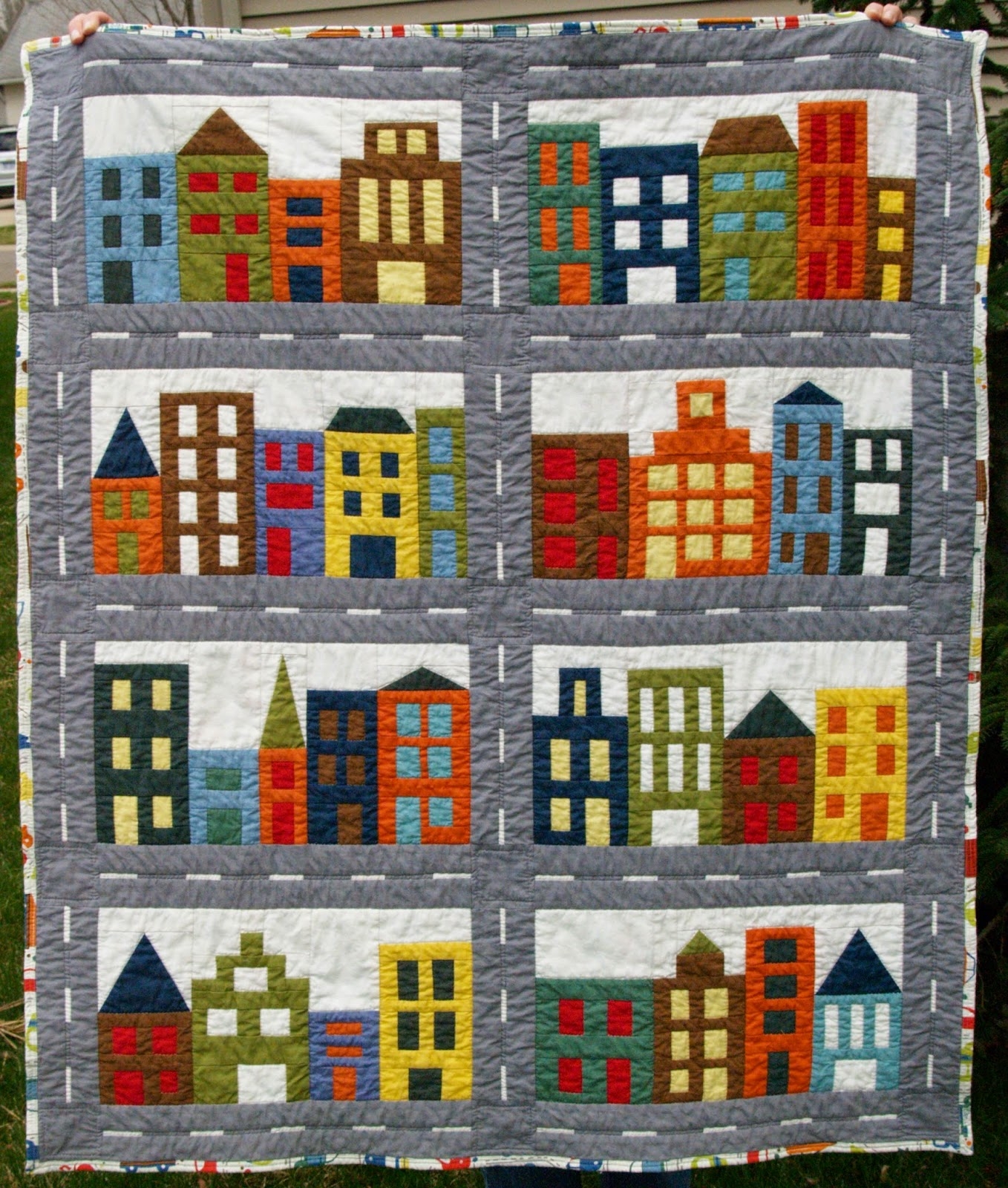 Pre-Drawn Patchwork Quilt On Graph Paper Pre-Drawn Patchwork Quilt On Graph Paper