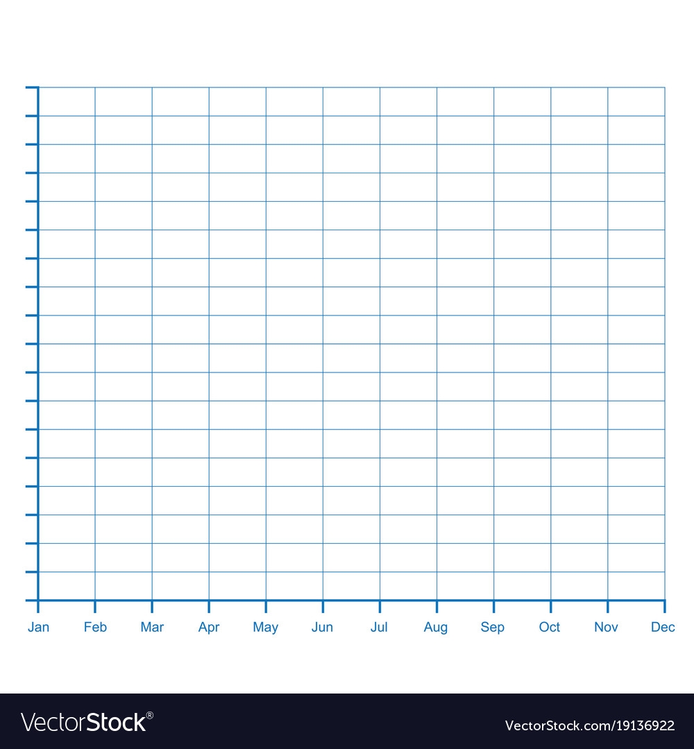 Ratings Line Graph Chart Paper Printa Royalty Free Vector