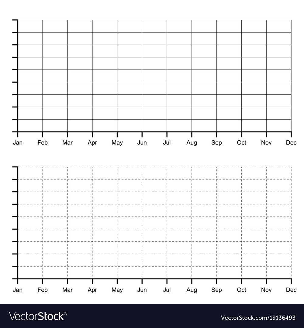 Ratings Line Graph Chart Paper Printa Royalty Free Vector