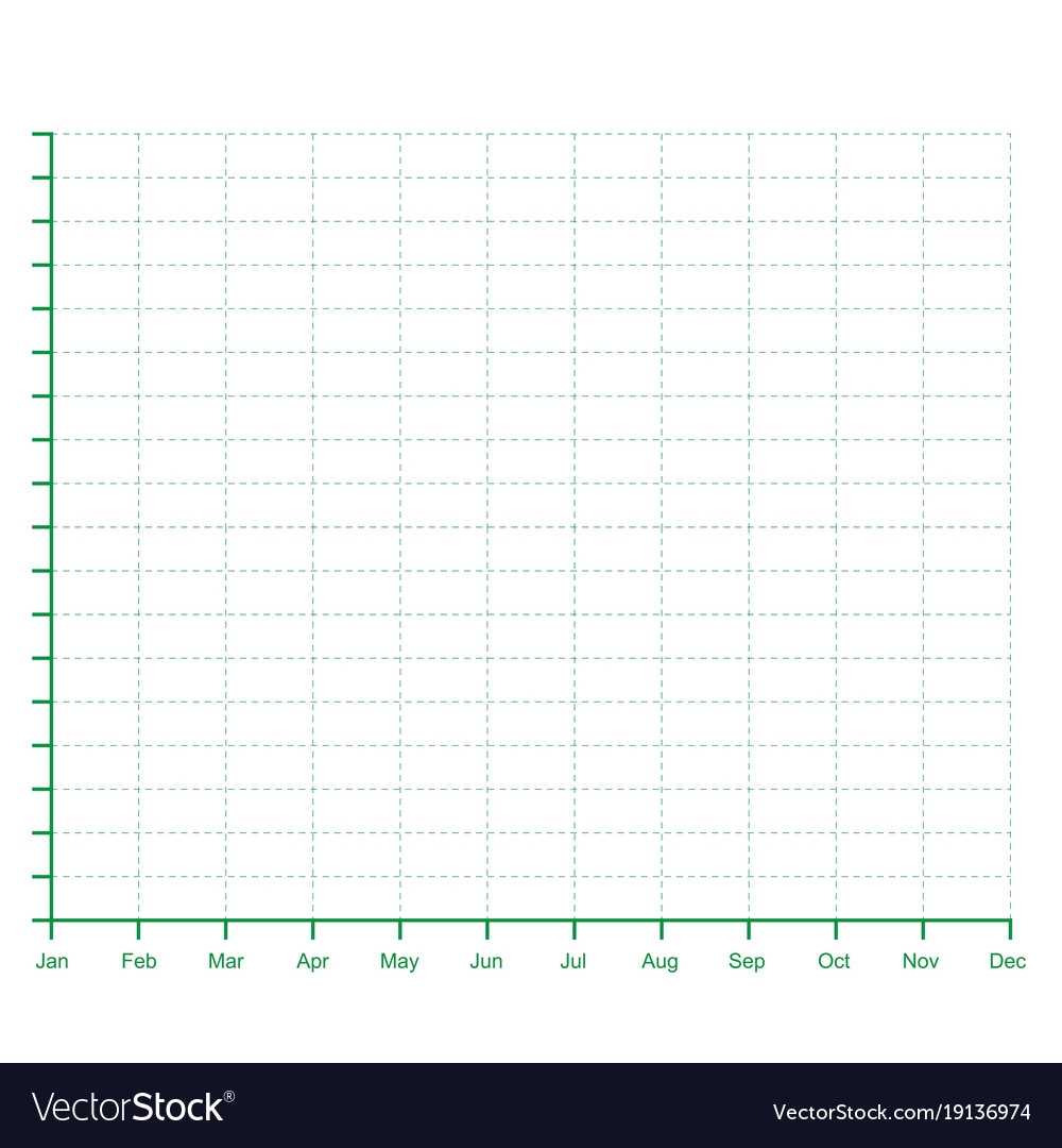 Ratings Line Graph Chart Paper Royalty Free Vector Image
