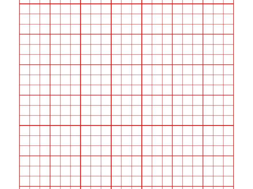 Red Grid Graph Paper Download Printable PDF Templateroller