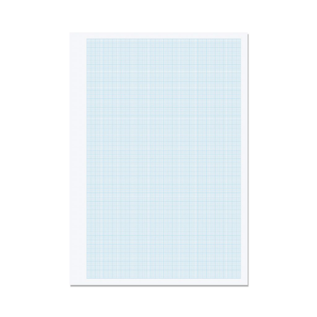 RHINO A4 Graph Paper 10mm Graph Ruling 500 RHINO Stationery