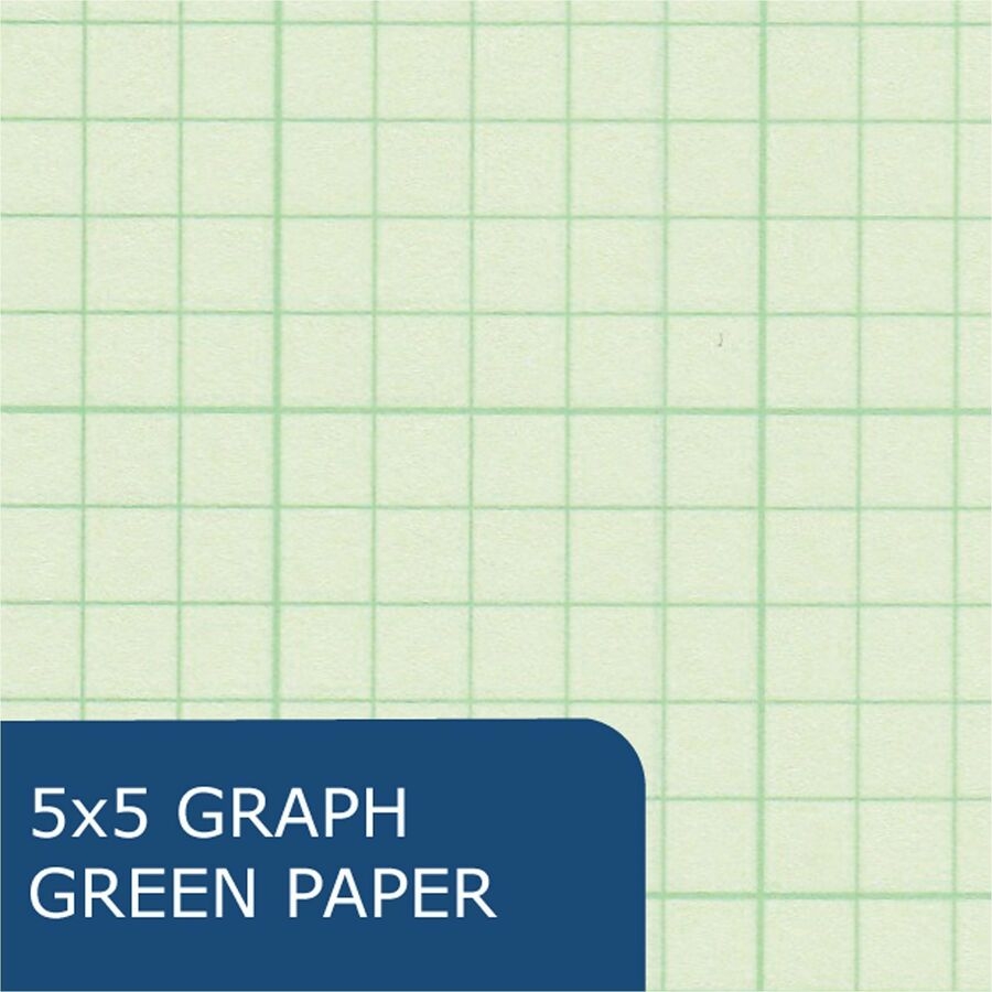 Roaring Spring 5x5 Grid Engineering Pad 100 Sheets 200 Pages Printed Glued Back Ruling Surface 3 Hole s 15 Lb Basis Weight 56 G m Grammage Roaring Spring 5x5 Grid Engineering Pad 100 Sheets 200 Pages Printed Glued Back Ruling Surface 3 Hole s 15 Lb Basis Weight 56 G m Grammage