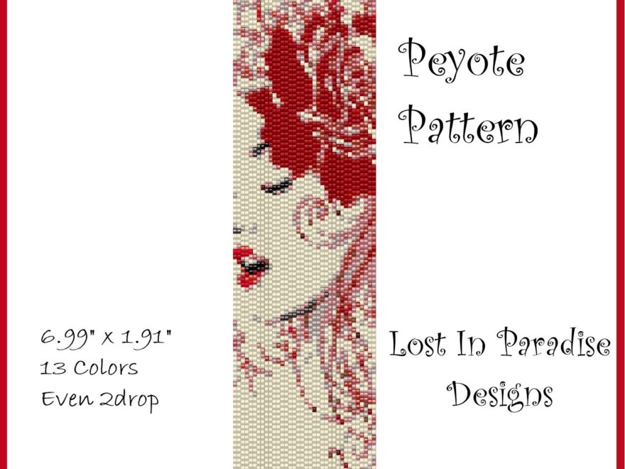 Rose Sings Peyote Pattern Lost In Paradise Designs