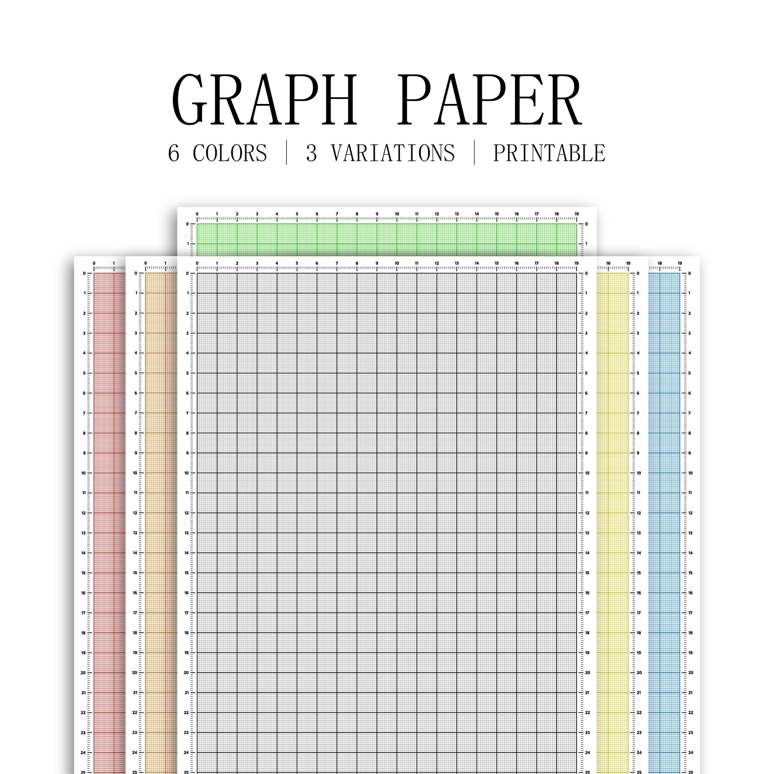 Ruled Graph Paper Graph Paper Bundle 10 Squares Per Centimeter A4 A5 Letter Dimensions Digital Download Printable File Etsy