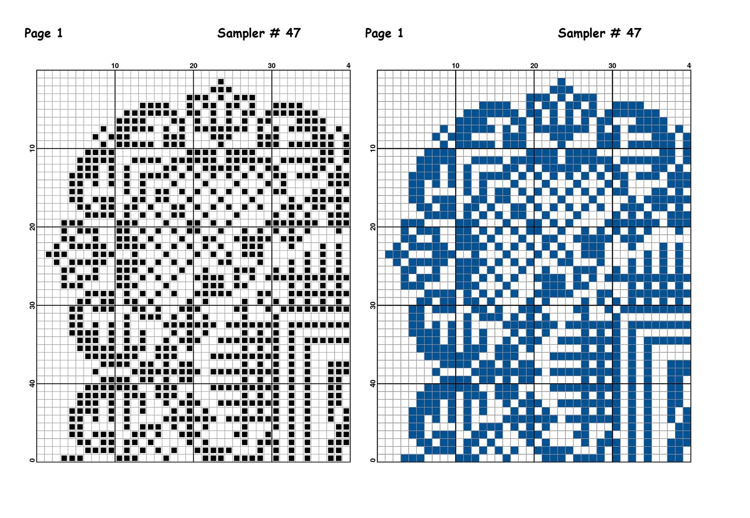 Sampler Cross Stitch Pattern Modern Cross Stitch Pattern Monochrome Cross Stitch Pattern Flower Cross Stitch Instant Download PDF Etsy