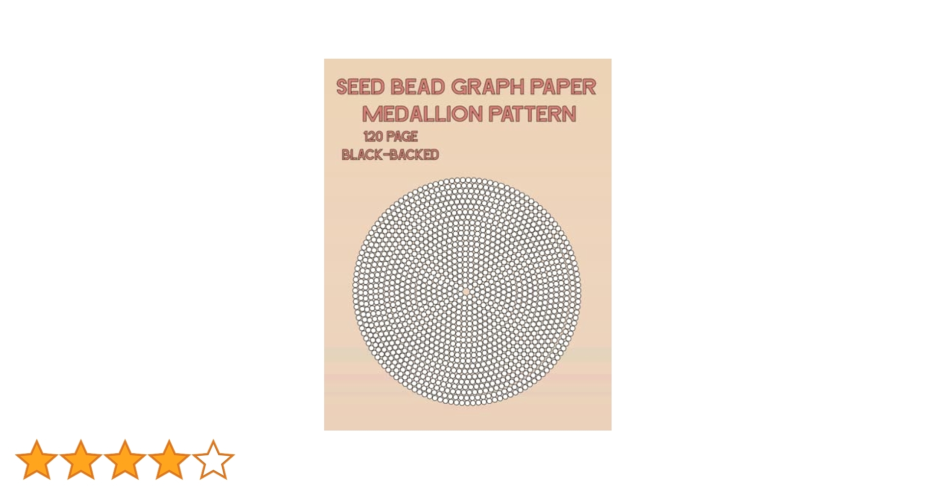 Seed Bead Graph Paper Medallion Pattern Large Print 120 Page Diana Amazon Books