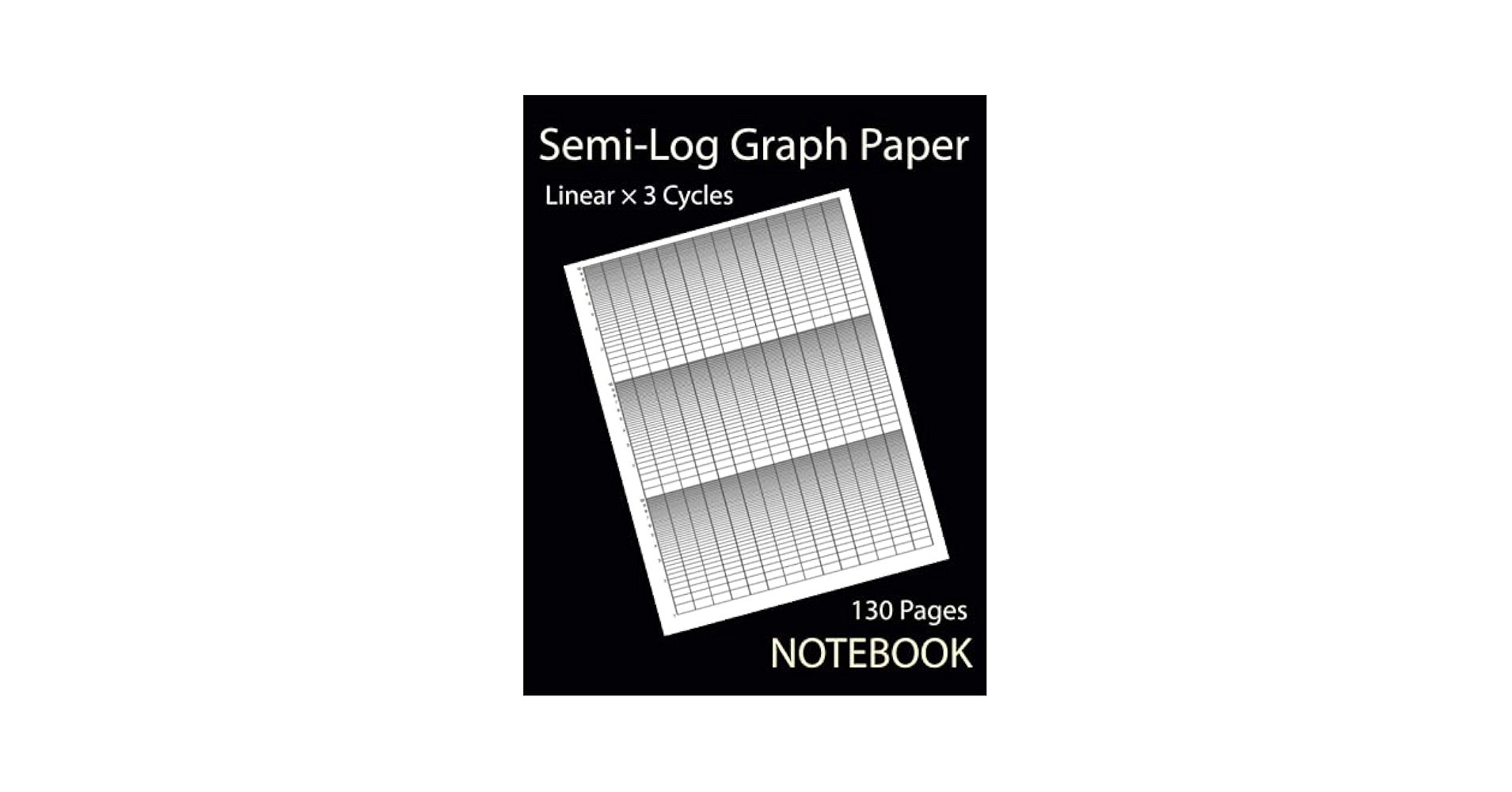 Semi-Log Graph Paper Notebook